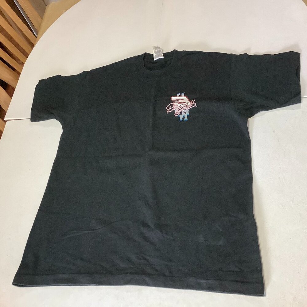 Vtg 1997 Fruit of Loom Nascar Dale Earnhardt T-Shirt Black Size XL Back Print